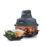 Ninja Crispi® 4-in-1 Portable Glass Air Fryer Cooking System, Cyberspace