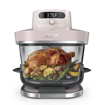 Ninja Crispi® Pro 6-in-1 Countertop Glass Air Fryer, Rose Quartz