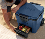 Ninja FrostVault™ 30qt Wheeled Cooler with Cold Dry Zone (Lakeshore Blue) - Image 2